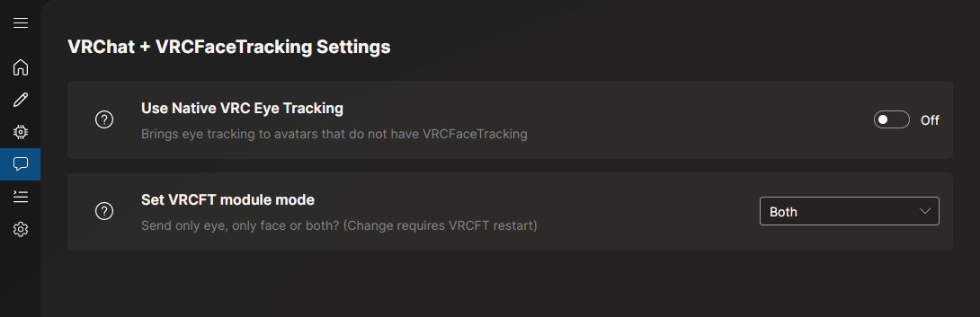 VRChat/VRCFaceTracking Page