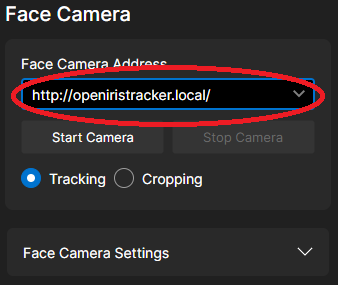 Camera Address Selection